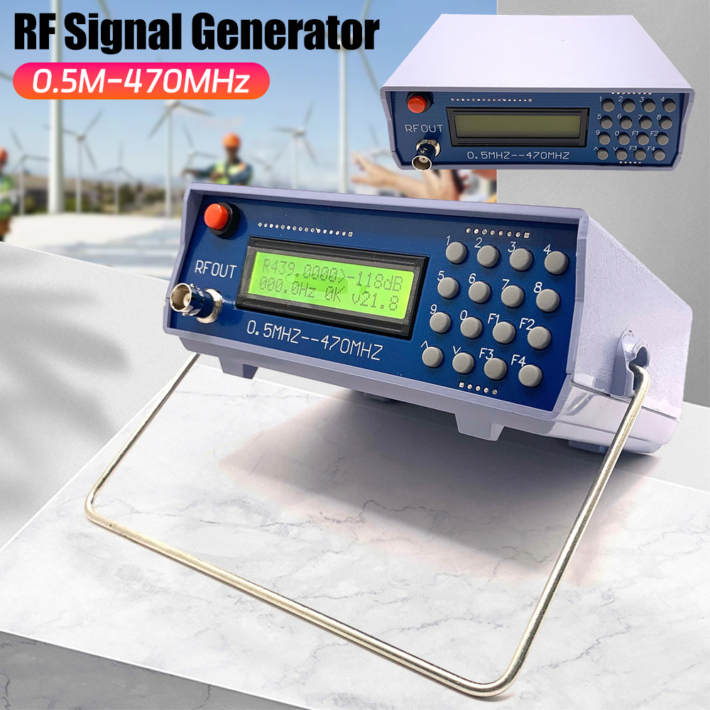 Rf Signal Generator 0.5Mhz To 470Mhz - Generator Sinyal RF 0.5MHZ‑470MHZ Sumber Sinyal