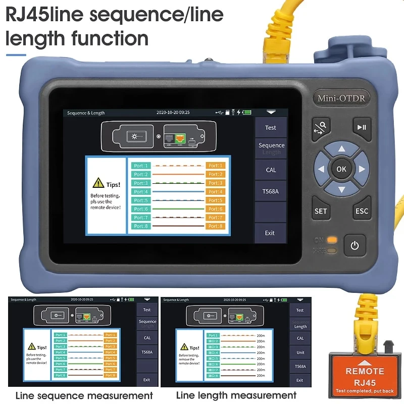 Novker 12-in-1 Mini OTDR NK400 - Optical Time Domain Reflectometer Otdr 1310 1550Nm ulasan dan harga