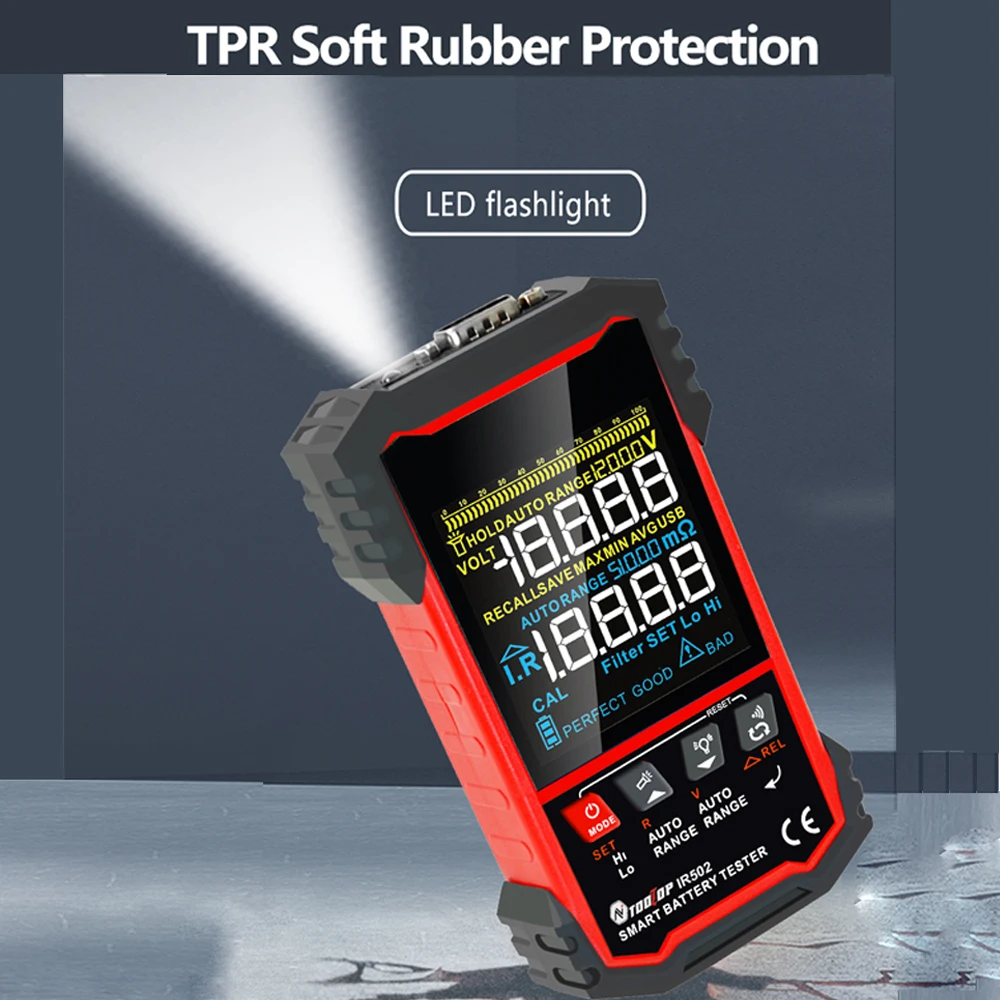 TOOLTOP ± 120V penguji ketahan - Battery Internal Resistance Tester Four Wire ulasan dan harga