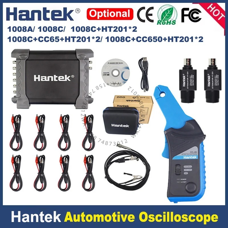 Hantek 1008c Alat Diagnostik M - Automotive Diagnostic Oscilloscope 8 Channel ulasan dan harga