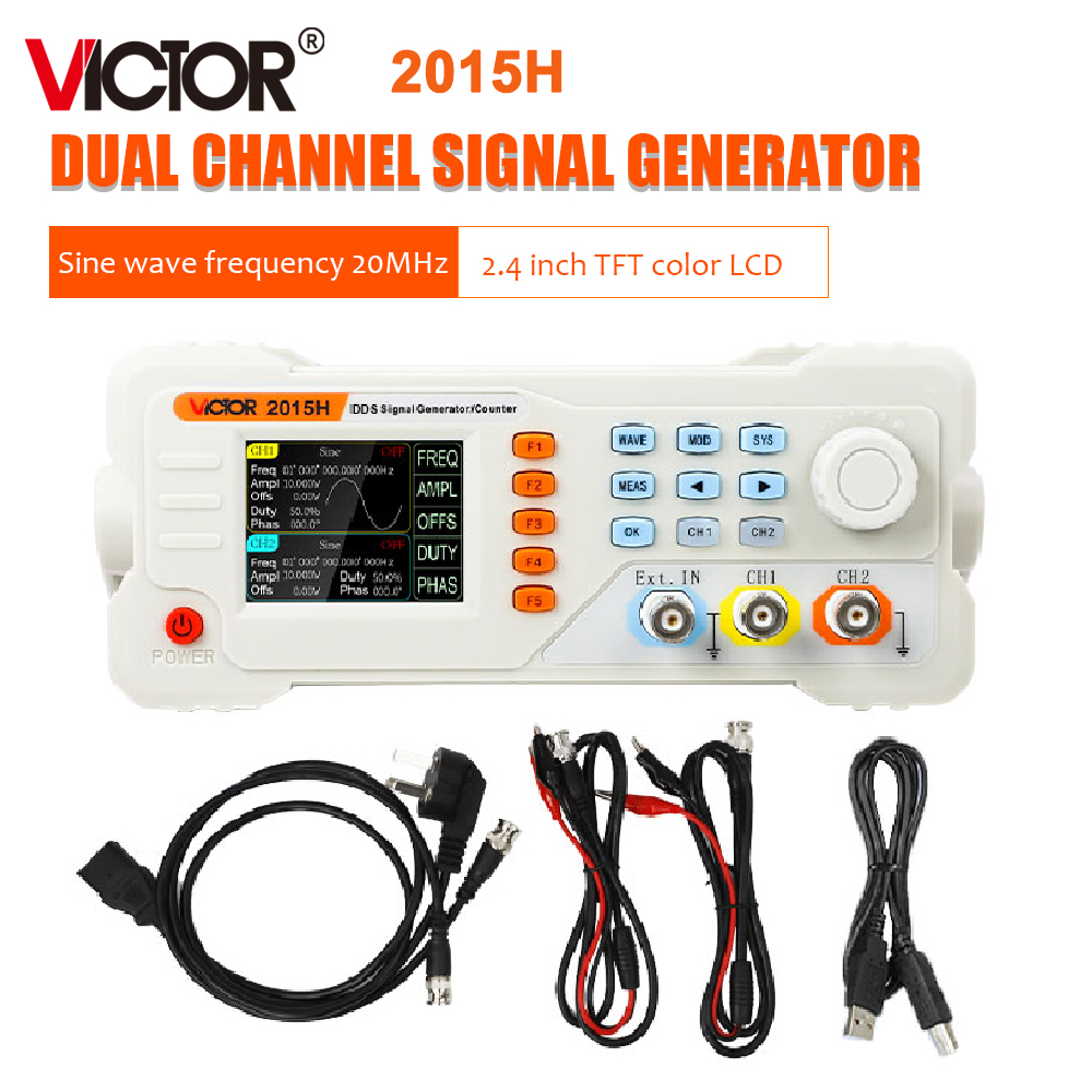 RuoShui 2015H 2040H 2060H Gene - Dual Channel Arbitrary Waveform Function Generator 60Mhz ulasan dan harga