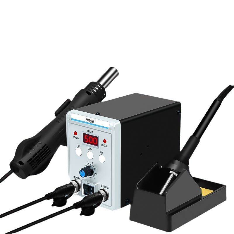 8586, Stasiun Penyolderan dan  - Smd Rework Station Hot Air Soldering 2 In 1 ulasan dan harga