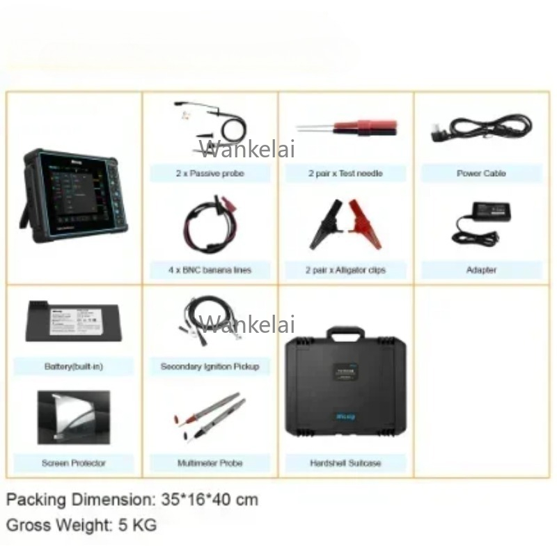 Osiloskop Tablet Otomotif Mics - Handheld Tablet Oscilloscope Touchscreen 100Mhz ulasan dan harga