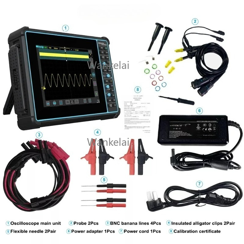 Osiloskop Tablet Otomotif Mics - Handheld Tablet Oscilloscope Touchscreen 100Mhz ulasan dan harga